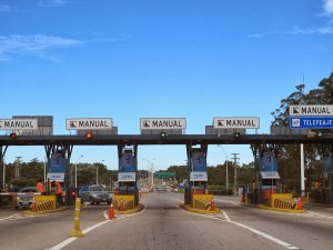 Viagem de carro de Montevidéu a Carmelo: estrada