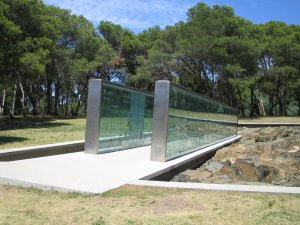 Parque Carlos Vaz Ferreira em Montevidéu: Memorial de los Detenidos Desaparecidos