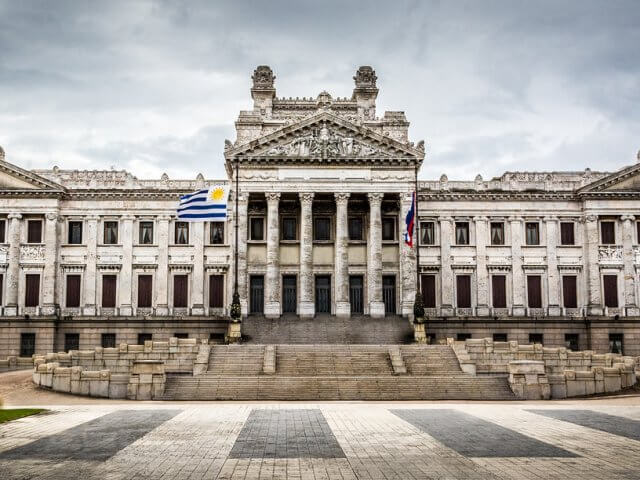 Palácio Legislativo do Uruguai em Montevidéu