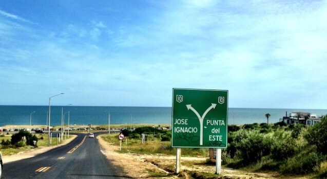 Viagem de carro de Punta del Este a José Ignacio