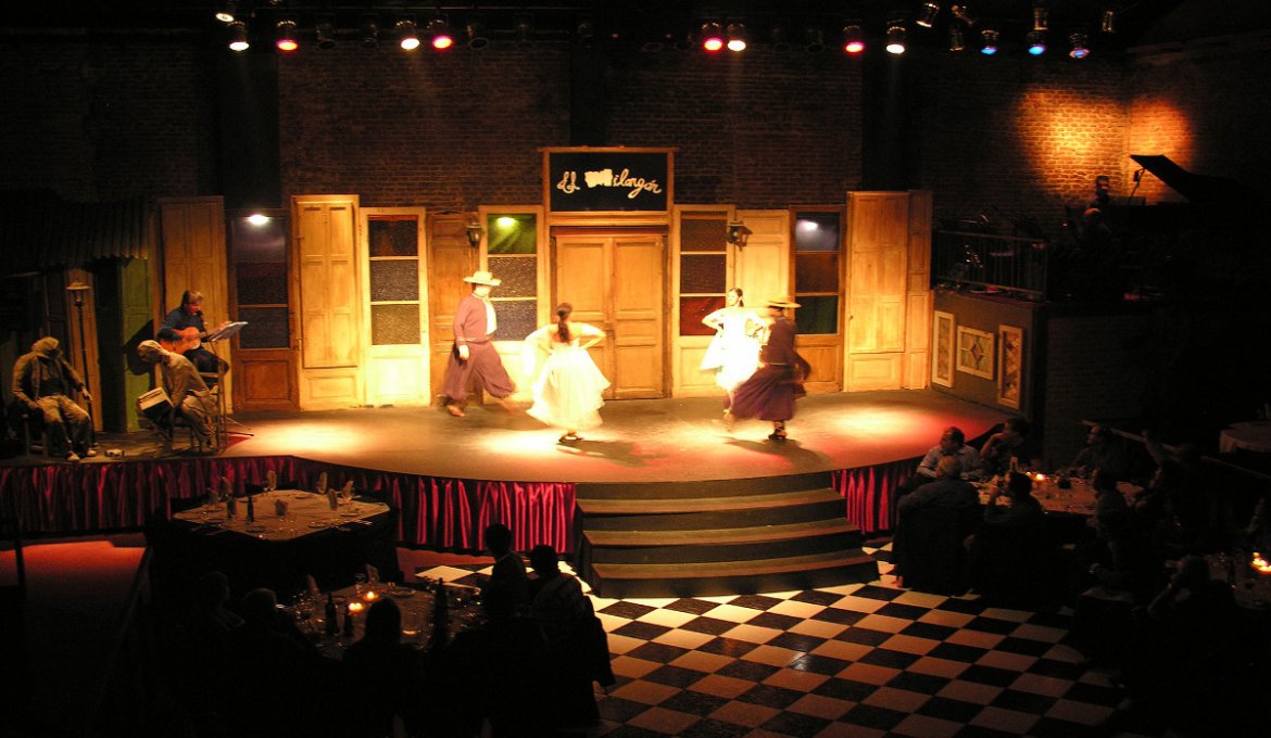Show de tango El Milongón em Montevidéu