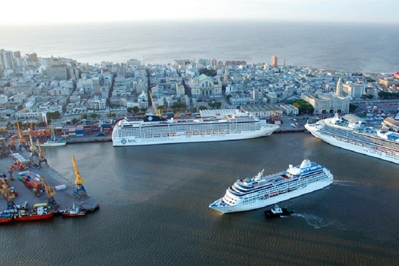 Principais destinos de ferry em Montevidéu