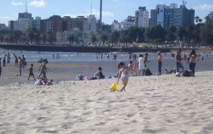 Praia Ramirez em Montevidéu